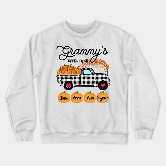 Grammy's Pumpkin Patch Truck Art, Happy Halloween Shirt, Fall Shirt, Grandma Birthday Gift, Personalized Crewneck Sweatshirt by briscoelavinia6674